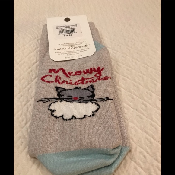 Altar'd State Other - Altar’d State Christmas cat socks Altar'd State Other - Altar’d State Christmas cat socks